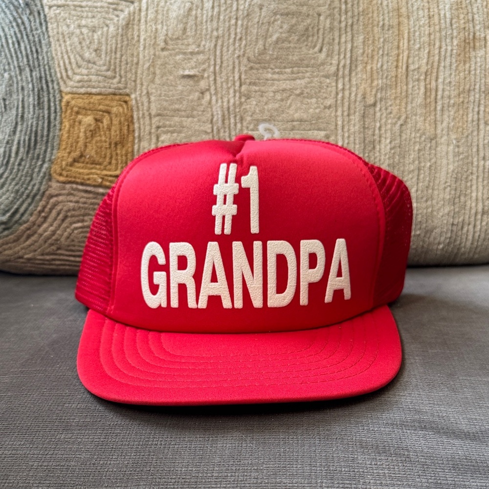 Vintage #1 Grandpa Snapback / 80s / Trucker Style Mesh